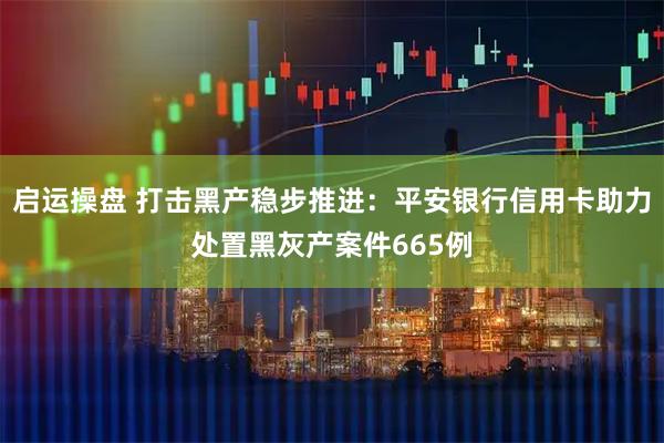 启运操盘 打击黑产稳步推进：平安银行信用卡助力处置黑灰产案件665例