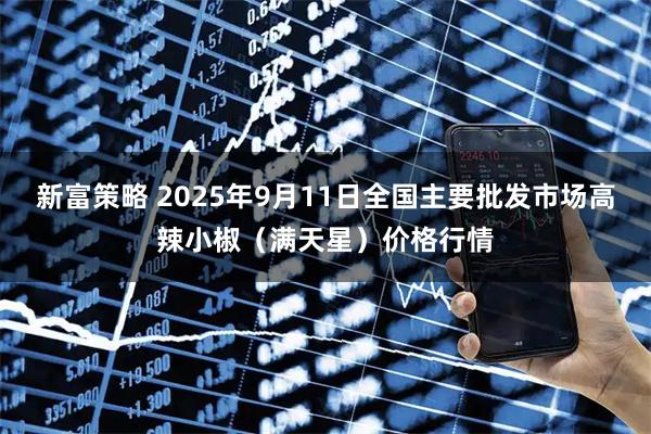 新富策略 2025年9月11日全国主要批发市场高辣小椒（满天星）价格行情
