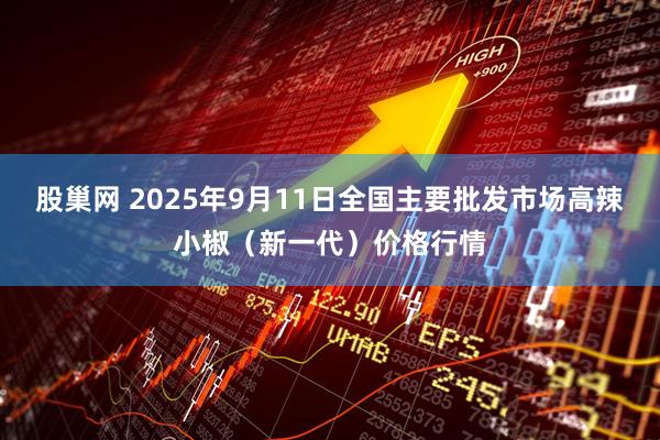 股巢网 2025年9月11日全国主要批发市场高辣小椒（新一代）价格行情