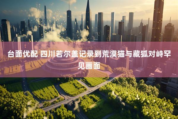 台面优配 四川若尔盖记录到荒漠猫与藏狐对峙罕见画面