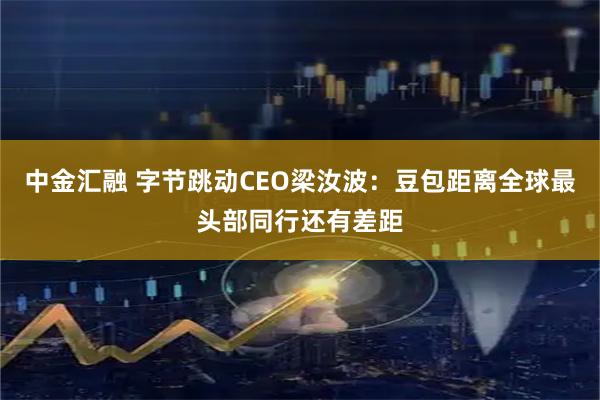 中金汇融 字节跳动CEO梁汝波：豆包距离全球最头部同行还有差距